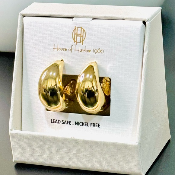 House of Harlow 1960 Jewelry - House Of Harlow 1960 Hoop Gold Earrings